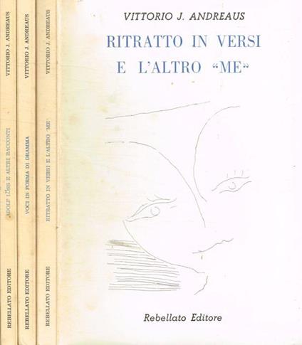Adolf loss e altri racconti. Voci in forma di dramma. Ritratto in versi e l'altro Me - Vittorio J. Andreaus - copertina