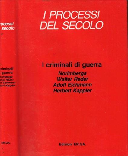 I criminali di guerra - copertina