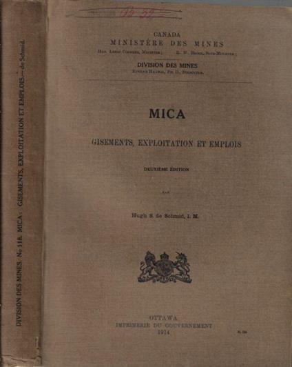 Mica gisements, exploitation et emplois - copertina