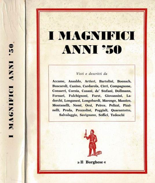 I magnifici anni Cinquanta - copertina