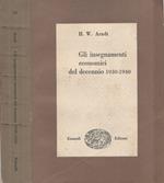 Gli insegnamenti economici del decennio 1930-1940