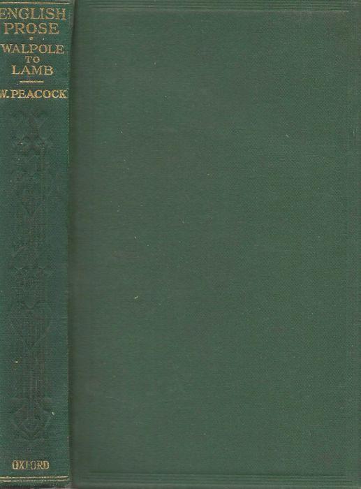 English prose - copertina
