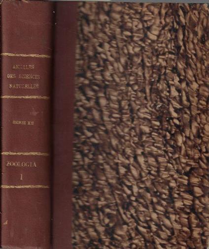 Annales des sciences naturelles zoologie et biologie animale 12 ° série tome I 1959 - Pierre P. Grassé - copertina