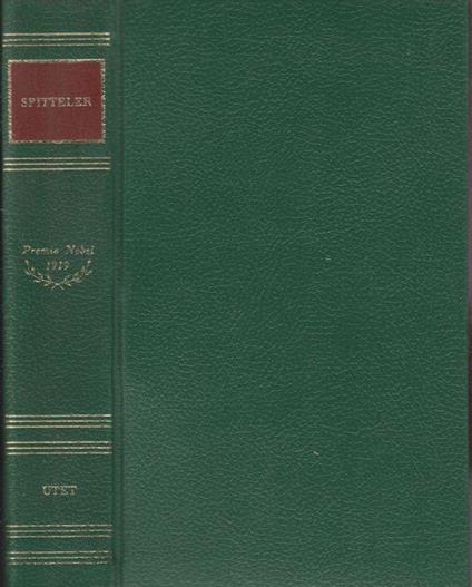 Miscellanea - Carl Spitteler - copertina