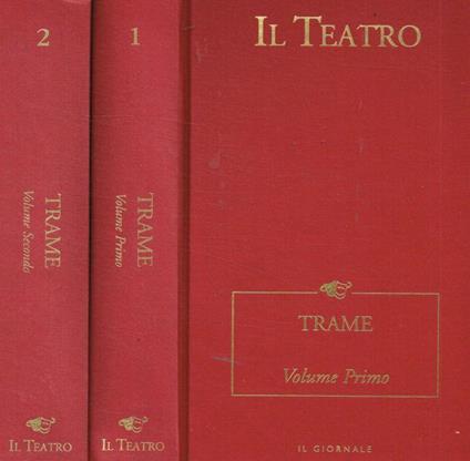 Il teatro. Trame 2voll - copertina