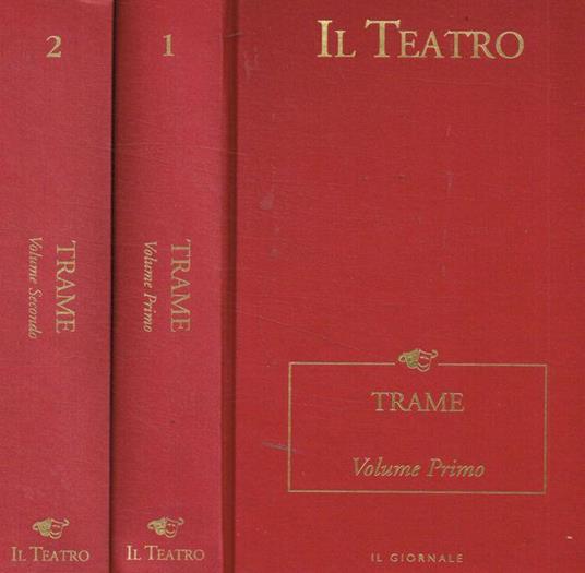 Il teatro. Trame 2voll - copertina