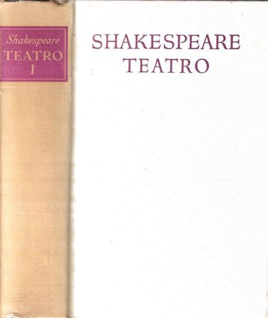 Teatro vol. I - William Shakespeare - copertina