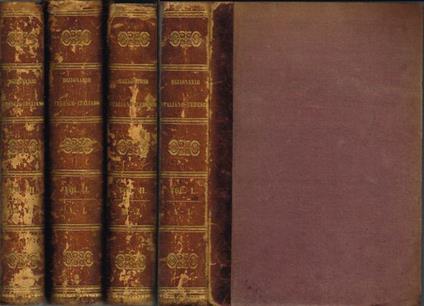 Gran Dizionario Grammatico-Pratico Italiano-Tedesco, Tedesco-Italiano, - Francesco Valentini - copertina