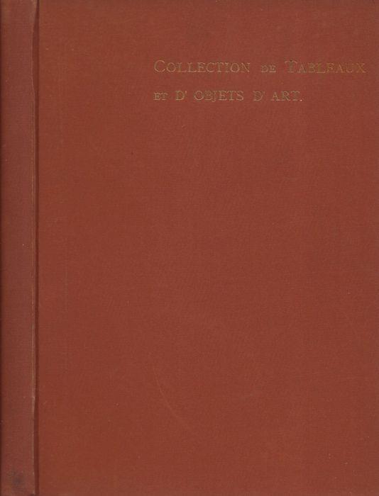 Collection de Tableaux anciens et d'objets d'art. (Galerie Sangiorgi - Rome - Palais Borghese, Hotel de ventes). V Année - N. 60 - 1895 - copertina
