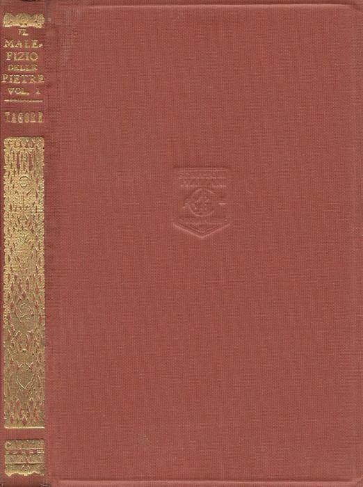 Il malefizio delle pietre e altre novelle. Vol. I - Rabindranath Tagore - copertina