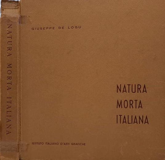 Natura morta italiana - Giuseppe De Logu - copertina