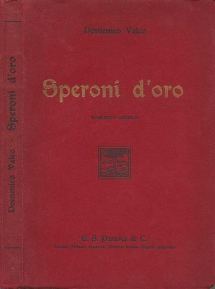 Speroni d'oro - copertina