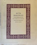 Acta Barensis Universitatis