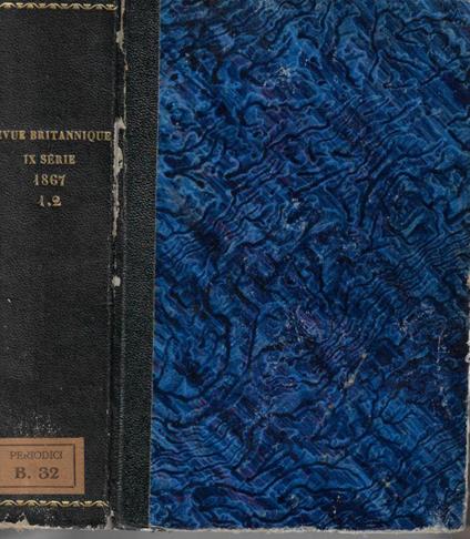 Revue britannique 1867 Tome I-II - copertina