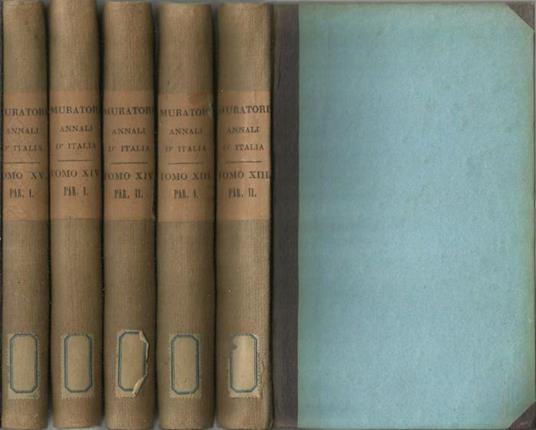 Annali d'Italia - Lodovico Antonio Muratori - copertina