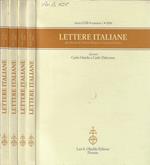 Lettere italiane anno LVIII 2006 N. 1, 2, 3, 4