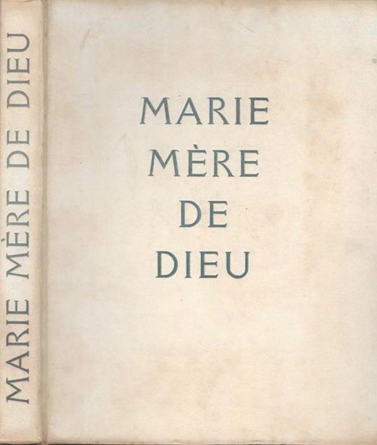 Marie mère de Dieu - copertina