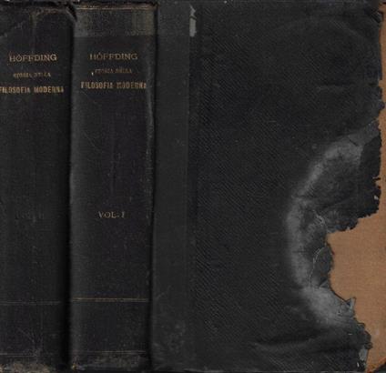 Storia della filosofia moderna - Harold Hoffding - copertina