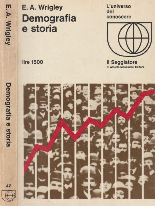 Demografia e Storia - Edward A. Wrigley - copertina