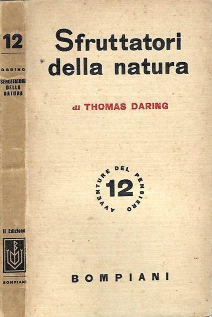Sfruttatori della natura - Thomas Daring - copertina