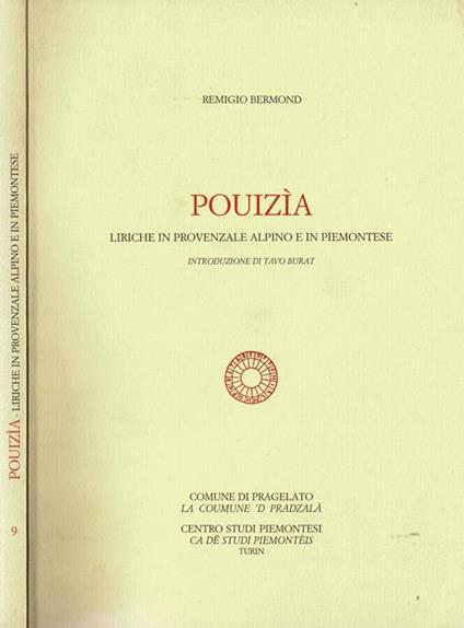 Pouizìa. Liriche in Provenzale Alpino e in Piemontese - copertina