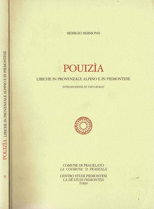Pouizìa. Liriche in Provenzale Alpino e in Piemontese - copertina
