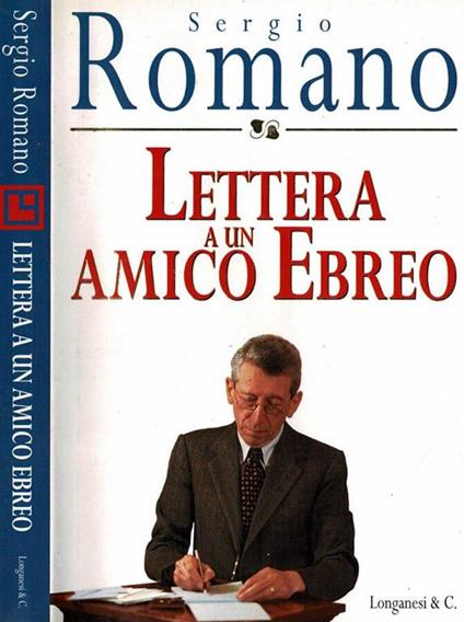 Lettera a un amico ebreo - Sergio Romano - copertina