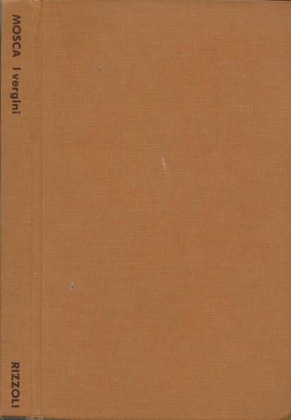 I vergini - Paolo Mosca - copertina