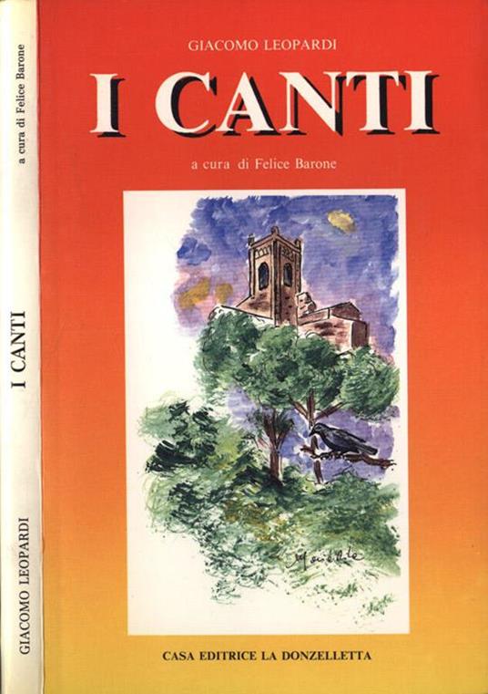 I canti - Giacomo Leopardi - copertina