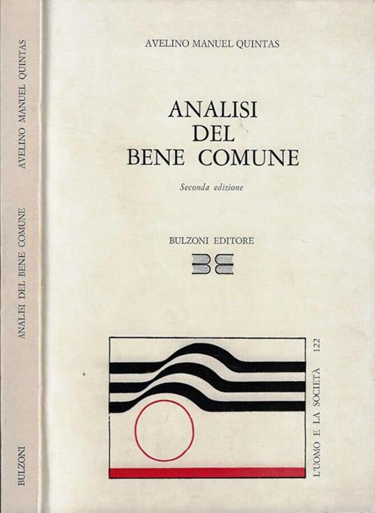 Analisi del bene comune - copertina