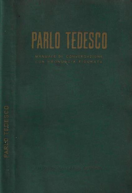 Parlo Tedesco - Horst Rudiger - copertina