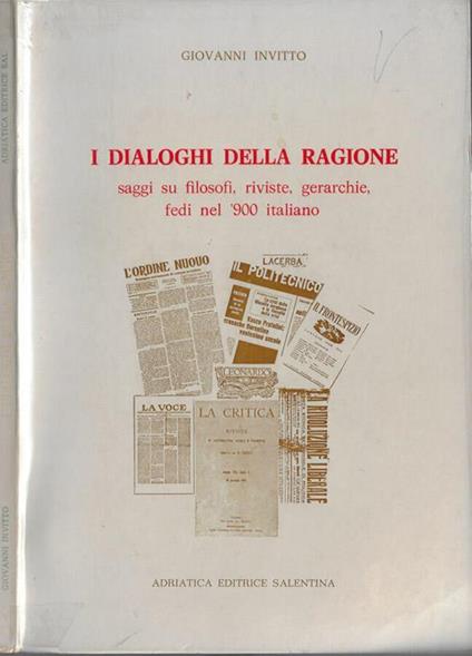 I dialoghi della ragione - Giovanni Invitto - copertina
