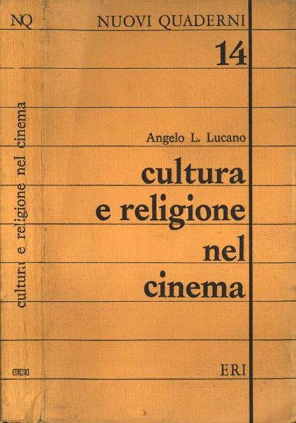 Cultura e religione nel cinema - Angelo L. Lucano - copertina
