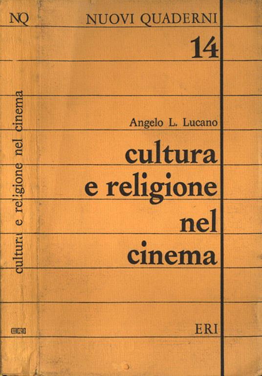 Cultura e religione nel cinema - Angelo L. Lucano - copertina