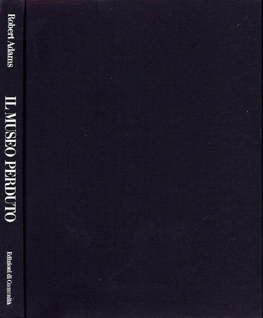 Il museo perduto - Robert Adams - copertina