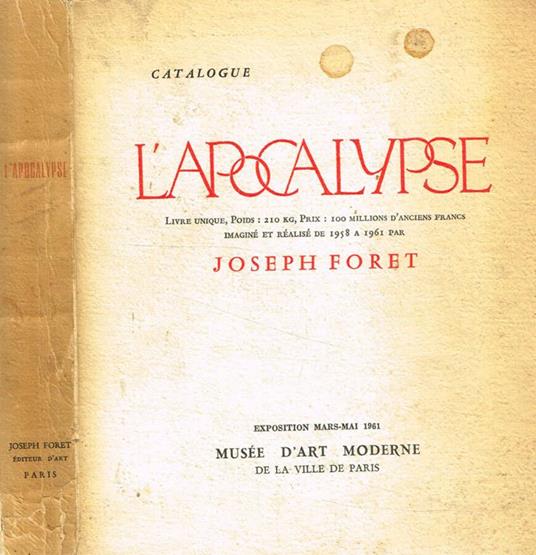 L' Apocalypse - Joseph Foret - copertina