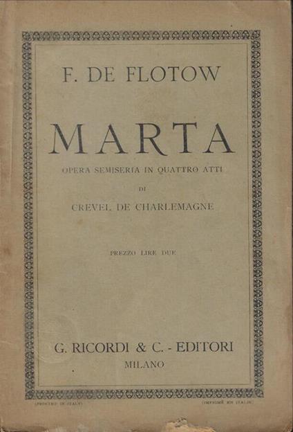 Marta - copertina