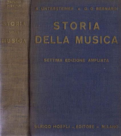 Storia della Musica - copertina