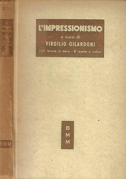 L' impressionismo - Virgilio Gilardoni - copertina
