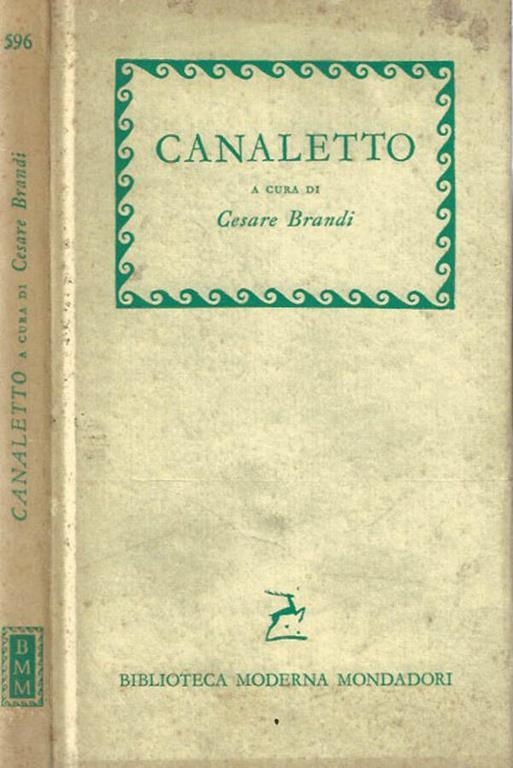Canaletto - Cesare Brandi - copertina