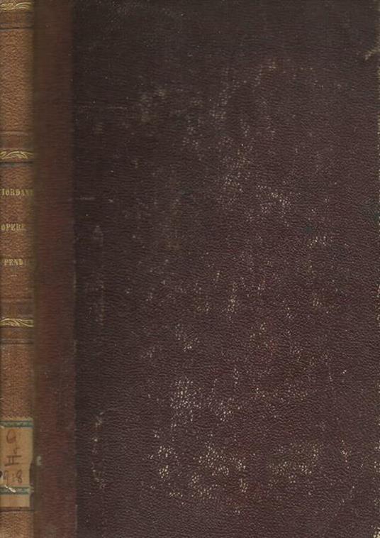 Opere - Pietro Giordani - copertina