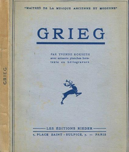 Grieg - copertina