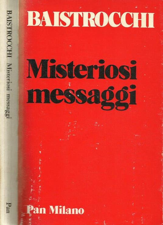 Misteriosi messaggi - Massimo Baistrocchi - copertina