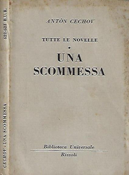 Una scommessa - Anton Cechov - copertina