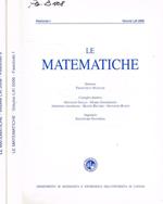 Le matematiche. Fasc.I, II, vol.LXI, anno 2006, 2voll