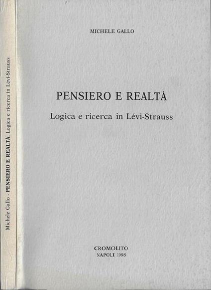 Pensiero e realtà - Michele Gallo - copertina