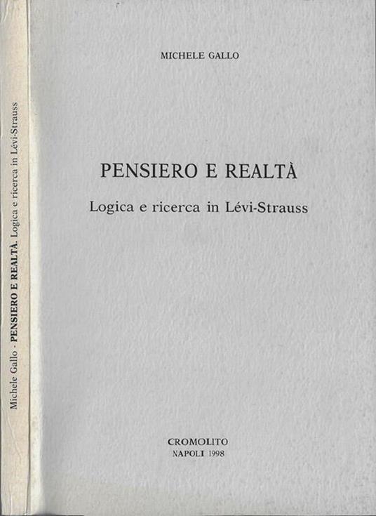Pensiero e realtà - Michele Gallo - copertina