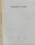 Filosofia e società Volume XI 1994