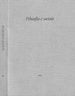 Filosofia e società Vol. X 1993