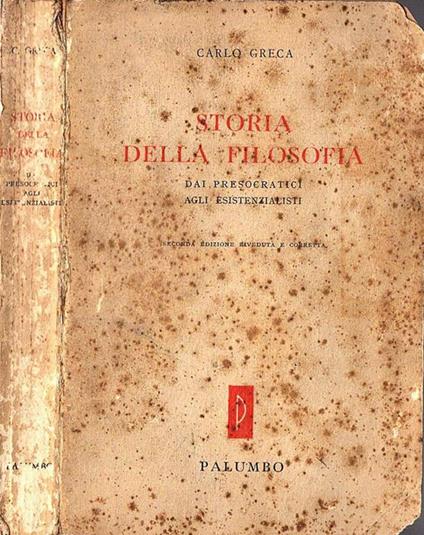 Storia della filosofia - copertina
